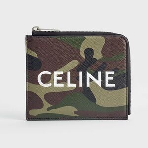 Celine Camo Zip Wallet